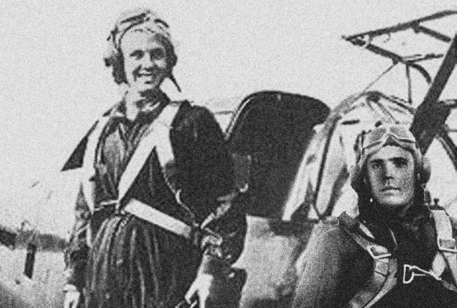 Слава Фатов на спарке с Лидией Шулайкиной, своей «фронтовой мамой», как её называли в дивизии