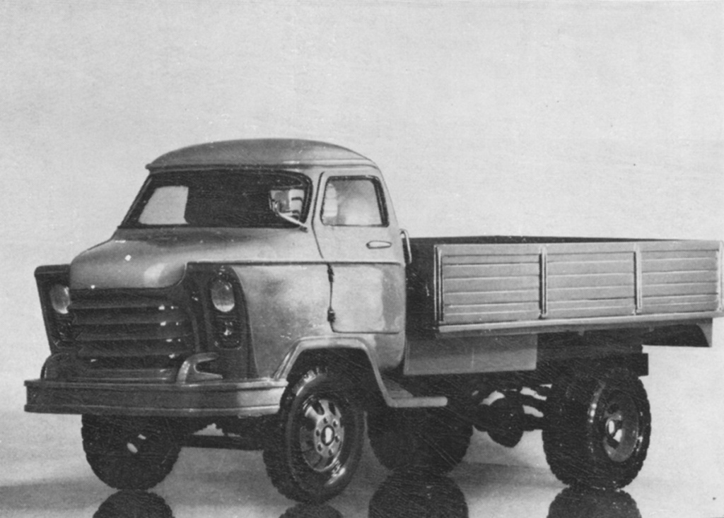Грузовой автомобиль ЗИЛ-15 (внешний вид). Автор О. Фролов. 1958 год