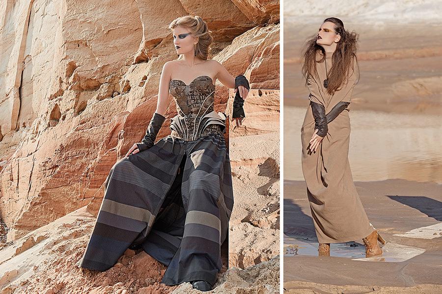 Коллекция моделей одежды «Роза пустыни» Антона Пермякова 