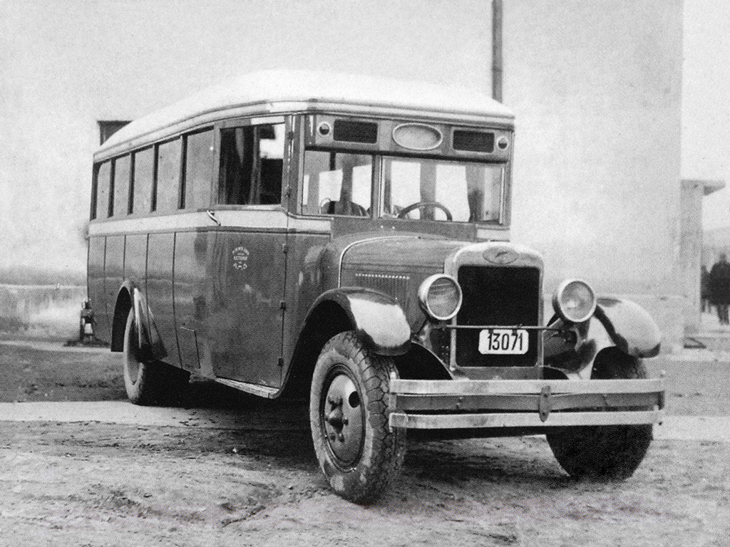 Автобус АМО-4 Люкс. 1932 год