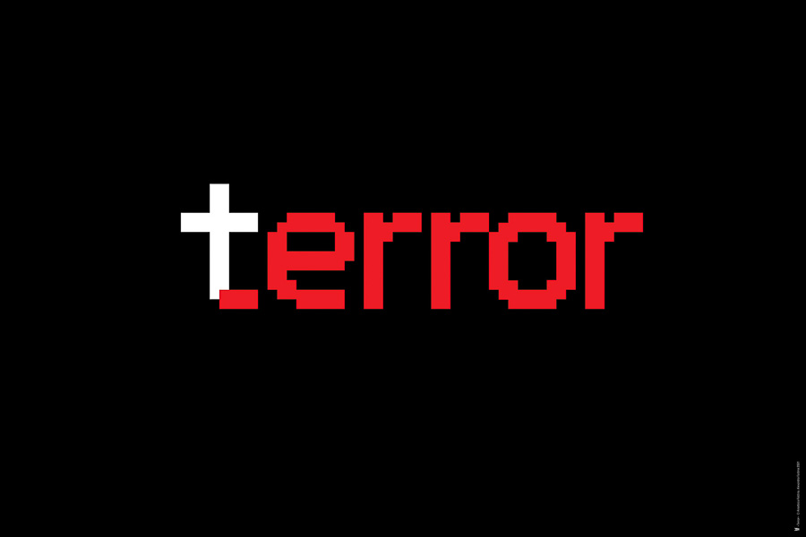 Terror. Плакат. ©Фалдины. 2001