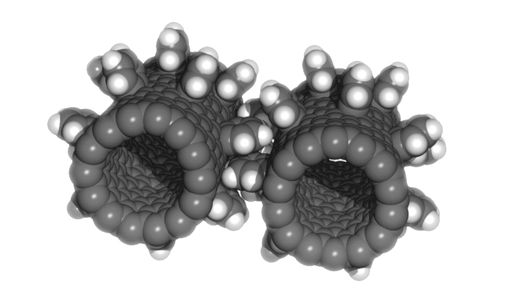 Шестерни молекулярного размера на основе нанотрубок