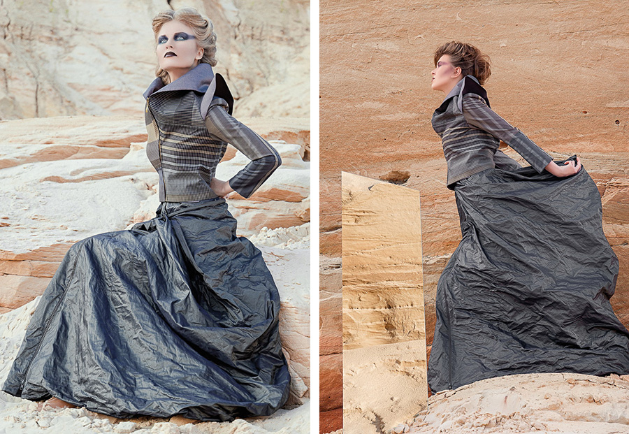 Коллекция моделей одежды «Роза пустыни» Антона Пермякова 