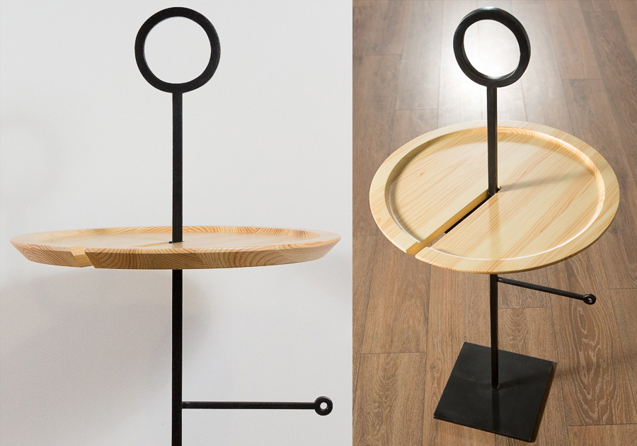 Дизайн мебели и оборудования. Категория Б. 2 место: Абдуллина М.Р. Кофейный столик со съёмной столешницей «Ось»