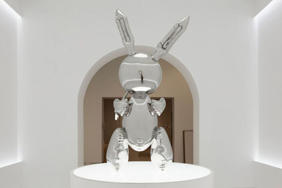 Джефф Кунс. Rabbit Pedant. Скульптура. 1986 